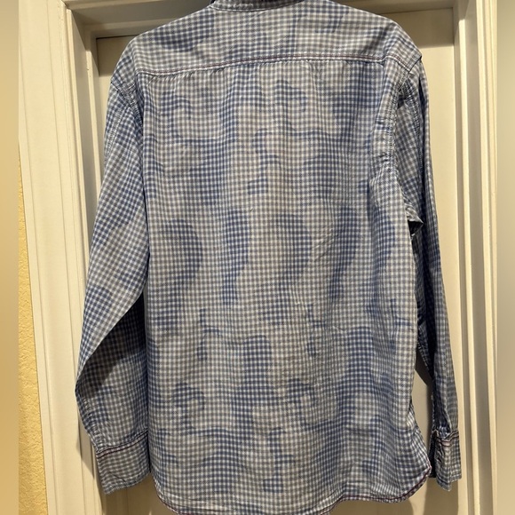 VINTAGE ITALIA TRADE C. 1958 MARK RESERVED STACK MENS XL SHIRT  UNIQUE PATTERN - Picture 8 of 15